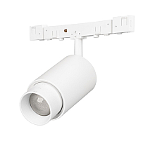 Трековый магнитный светильник Arlight MAG-MICROCOSM-SPOT-ZOOM-R30-2W Warm3000 (WH, 15-45 deg, 24V) (IP20 Металл) 051804