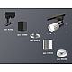 Трековый однофазный светильник Ambrella Light Track System XT6305002 (A2521, C6303, A2010, C6305, N6246)