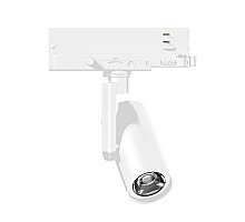 Трековый трехфазный светильник Arlight LGD-ARTIFACT-4TR-R65-18W Warm3000-MIX (WH, 20 deg, DALI, 230V) (IP20 Металл) 057111