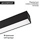 Трековый магнитный светильник Arlight MAG-FLAT-45-L605-18W Warm3000 (BK, 100 deg, 24V, DALI) 046584