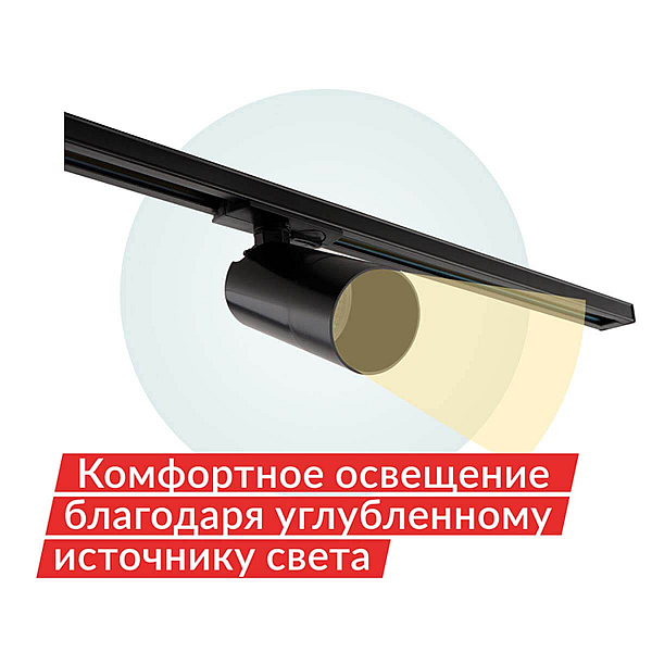 Трековый светильник Denkirs DK6502-BK