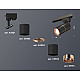 Трековый однофазный светильник Ambrella Light Track System XT6302030 (A2521, C6302, A2063, C6302, N6114)
