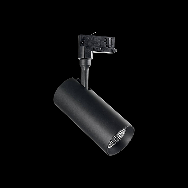 Трековый светодиодный светильник Ideal Lux Smile 30W Cri90 36 3000K Black 189925