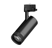 Трековый трехфазный светильник Quattro 20-55G с адаптером Lightstar Canno Pro C4207QT (304207 + 594007)
