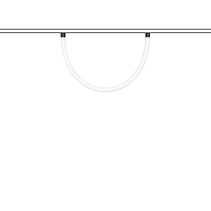 Трековый магнитный светильник Arlight MAG-ORIENT-TUBE-ELASTIC-2620-R30-L1000-14W Day4000 (BK, 360 deg, 48V) 041643