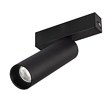 Трековый магнитный светильник Arlight MAG-SPOT-25-R120-12W Warm3000 (BK, 30 deg, 24V, DALI) 046321