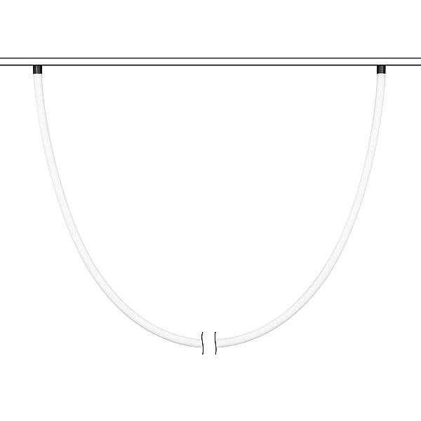 Трековый магнитный светильник Arlight MAG-ORIENT-TUBE-ELASTIC-R25-L5000-70W Warm3000 (BK, 360 deg, 48V) 044337