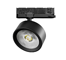 Трековый трехфазный светильник Quattro LED с адаптером Lightstar Alta Pro A5647QT (215647 + 594047)
