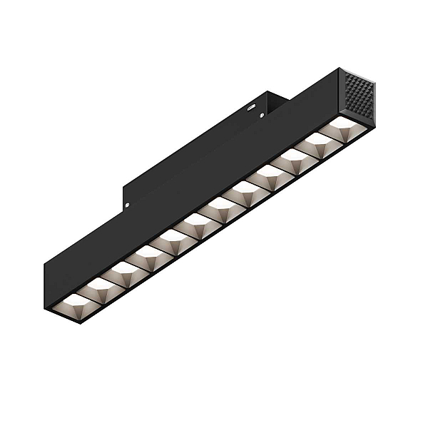 Трековый линейный светильник направленного света Hesby Lighting ElDeko ,220мм-4000К, 12Вт, черный HSBL_0147