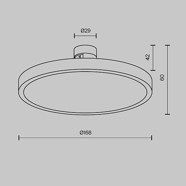 Трековый светильник Maytoni Technical TR153-1-10W4K-PT