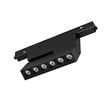 Трековый магнитный светильник Arlight MAG-ORIENT-DOTS-FOLD-S195-6W Warm3000 (Черный, 30 deg, 48V) (IP20 Металл) 042013(1)