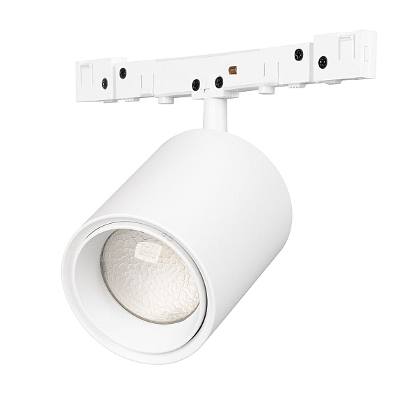 Трековый магнитный светильник Arlight MAG-MICROCOSM-SPOT-ZOOM-R38-5W Day4000 (WH, 10-55 deg, 24V) (IP20 Металл) 051806