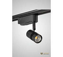Трековый однофазный светильник AM Group AM229-5W BK 3000K