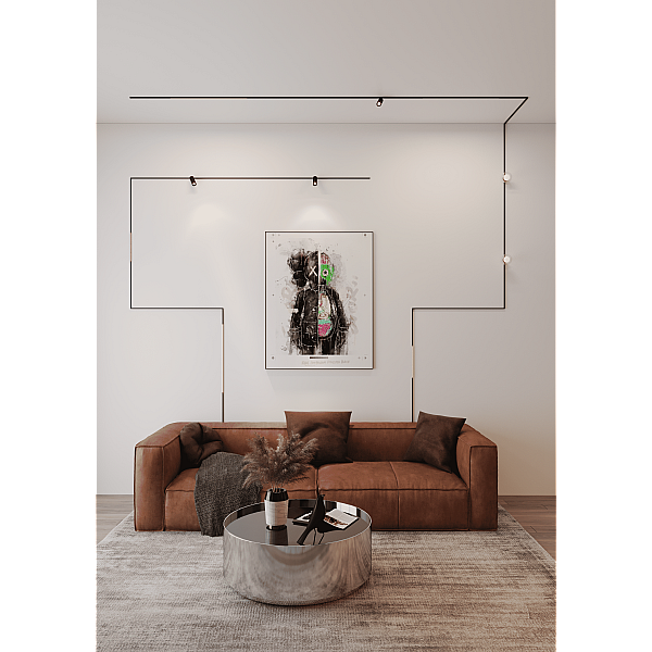 Трековый магнитный светильник Crystal lux UX5 CLT 0.36 001 7W BL Т4000K