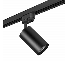 Трековый светильник Lightstar Track 1 black R1T437 (214437+592057)
