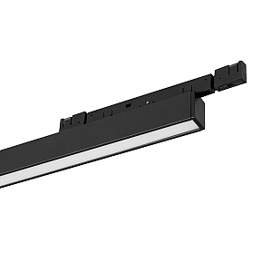 Трековый магнитный светильник Arlight MAG-MICROCOSM-FLAT-L300-10W Day4000 (BK, 100 deg, 24V) (IP20 Металл) 051005