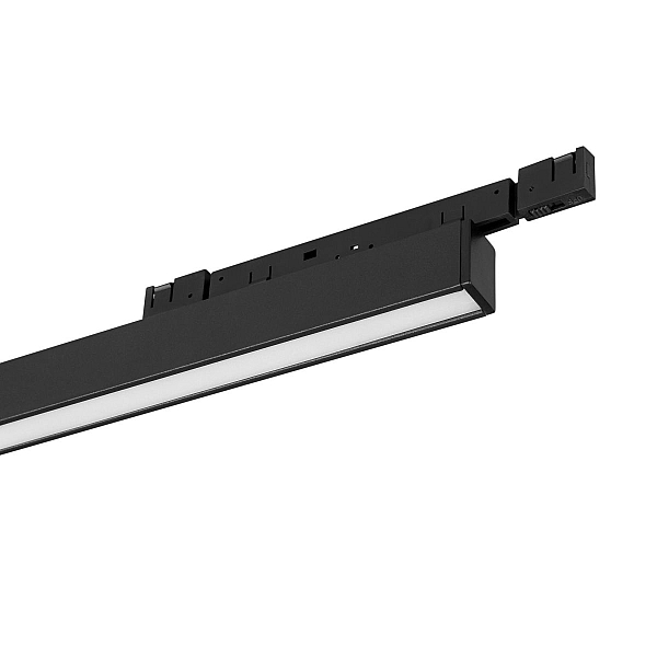 Трековый магнитный светильник Arlight MAG-MICROCOSM-FLAT-L300-10W Day4000 (BK, 100 deg, 24V) (IP20 Металл) 051005
