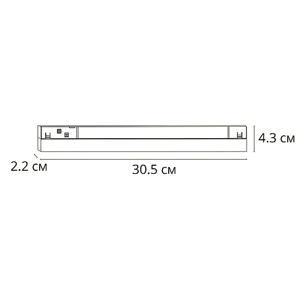 Трековый светодиодный светильник Arte Lamp Linea A4692PL-1WH