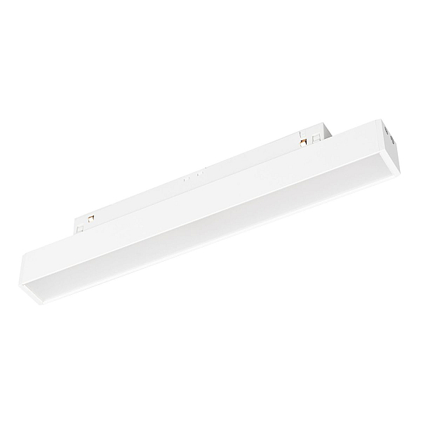 Трековый магнитный светильник Arlight MAG-ORIENT-FLAT-L235-8W Warm2700 (WH, 100 deg, 48V) 055985