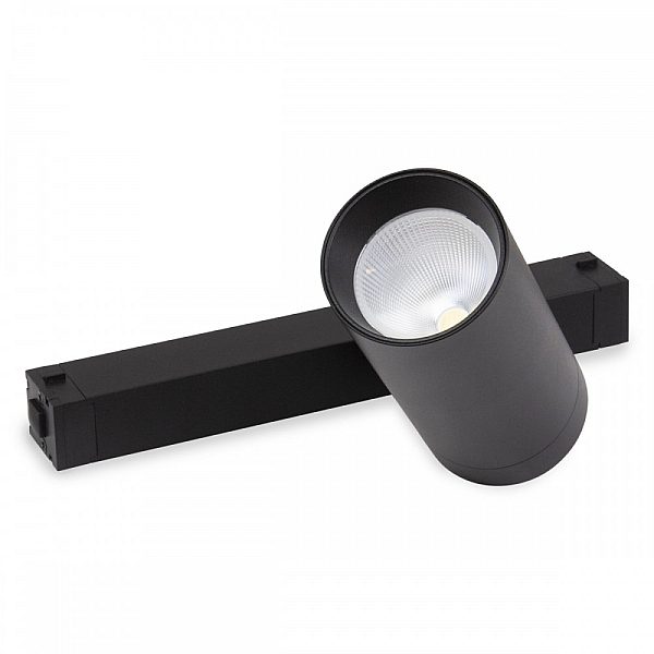 Трековый однофазный светильник AM Group Plain Opal AM589 20W 4000K BK