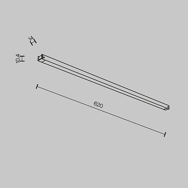 Трековый светильник Maytoni Technical TR173-1-16WTW-B