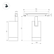 Трековый магнитный светильник Arlight MAG-ORIENT-SPOT-R45-12W Day4000-MIX (BK, 24 deg, 48V, TUYA Zigbee) (IP20 Металл) 061553