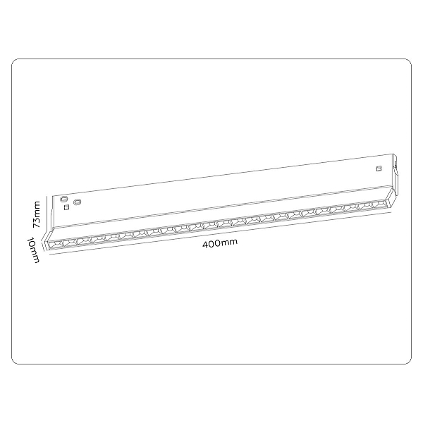 Трековый магнитный светильник с переключателем цв. темп. Ambrella Light GL2364