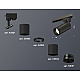 Трековый однофазный светильник Ambrella Light Track System XT6302011 (A2521, C6302, A2061, C6302, N6131)