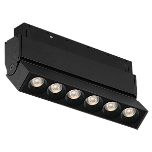 Трековый магнитный светильник iLedex Vision 4822-003-L120-6W-38DG-3000K-BK