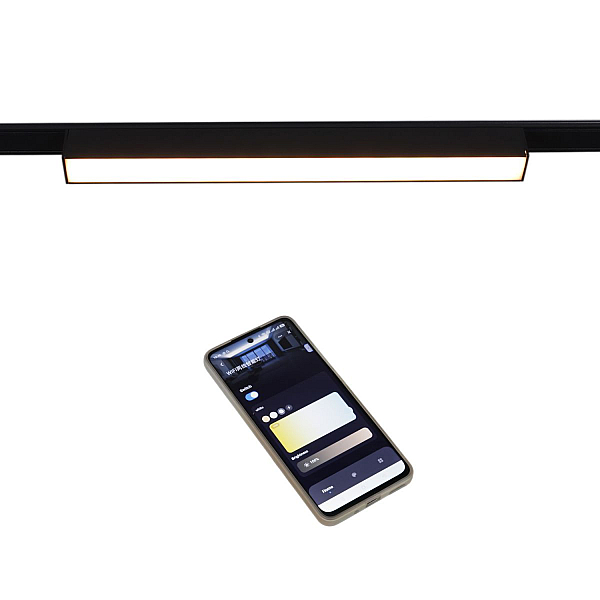 Трековый магнитный светильник Reluce 13003-9.3-001UR magnetic LED10W BK CCT+SMART