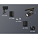 Трековый однофазный светильник Ambrella Light Track System XT6302040 (A2521, C6303, A2060, C6302, N6121)