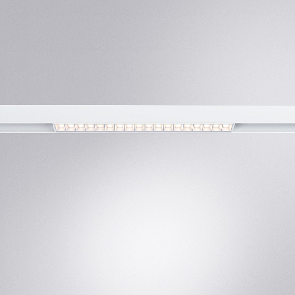 Трековый светодиодный светильник Arte Lamp Linea A4645PL-1WH