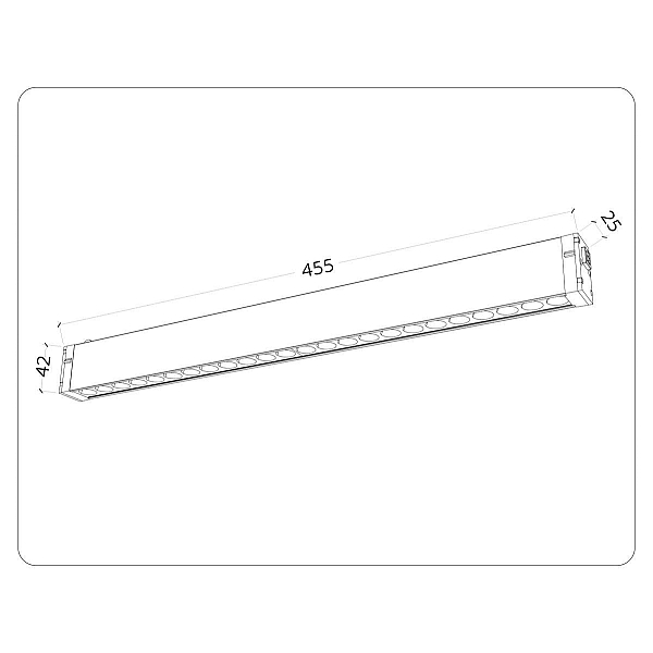 Трековый светодиодный светильник Ambrella Light Track System Magnetic 220V GL1313