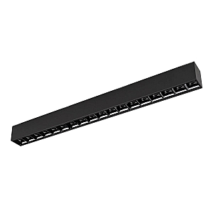 Трековый магнитный светильник Arlight MAG-LASER-45-L480-18W Warm3000 (BK, 15 deg, 24V, DALI) 046548
