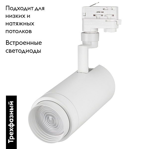 Трековый светильник Arlight LGD-Zeus-4TR-R100-30W Warm SP2900-Meat 029996