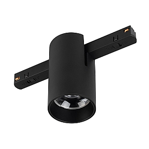 Трековый магнитный светильник Arlight MAG-ORIENT-AXIO-R60-15W Day4000 (BK, 24 deg, 48V) (IP20 Металл) 059256