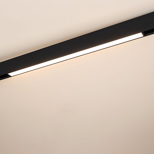 Трековый магнитный светильник Arlight MAG-ORIENT-FLAT-L465-16W Day4000 (BK, 100 deg, 48V) (IP20 Металл) 033611(1)