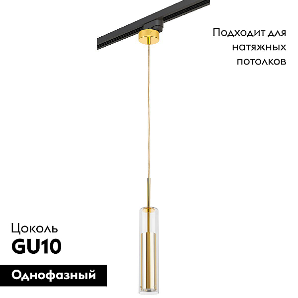 Трековый светильник Lightstar Cilino (756012+592007) L1T756012