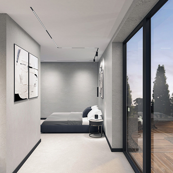 Трековый светильник Denkirs SMART SLIM LINEAR DK8403-BK