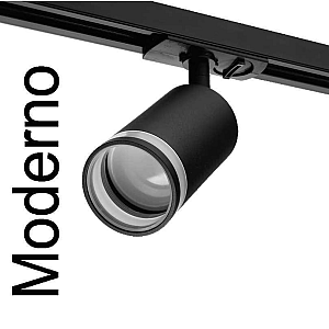Трековый однофазный светильник Wolta Moderno WTL-GU10/04B