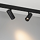 Трековый магнитный светильник Arlight MAG-ORIENT-SPOT-ZOOM-R65-15W Day4000 (BK, 20-60 deg, 48V) (IP20 Металл) 037458(1)