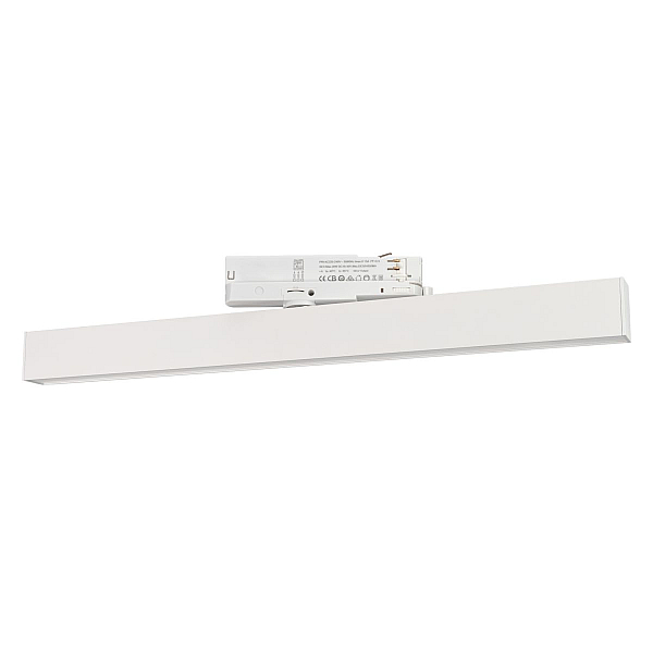 Трековый трехфазный светильник Arlight LGD-FLAT-4TR-S605-25W Day4000 (WH, 100 deg, 230V, TRIAC) (IP20 Металл) 058646