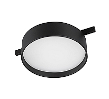 Трековый магнитный светильник Arlight MAG-MICROCOSM-RONDO-R113-12W Warm2700 (BK, 100 deg, 24V) 055471