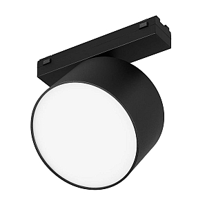 Трековый магнитный светильник Arlight MAG-VIBE-RONDO-R90-10W Warm3000 (BK, 110 deg, 48V) 044473
