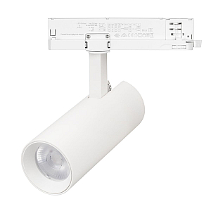 Трековый трехфазный светильник Arlight LGD-GERA-4TR-R55-10W Warm3000 (WH, 15 deg, 230V, DALI) (IP20 Металл) 058800