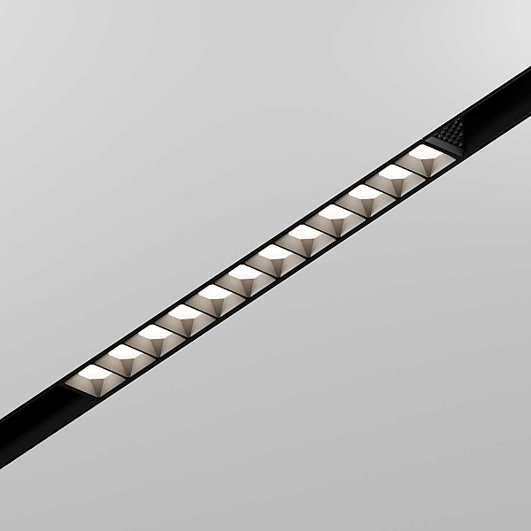 Трековый линейный светильник направленного света Hesby Lighting ElDeko ,220мм-4000К, 12Вт, черный HSBL_0147