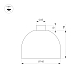 Трековый светильник Arlight ART-INBELT-BOWL-R140-8W Day4000-MIX (BK, 95 deg, 48V, DALI) 051162