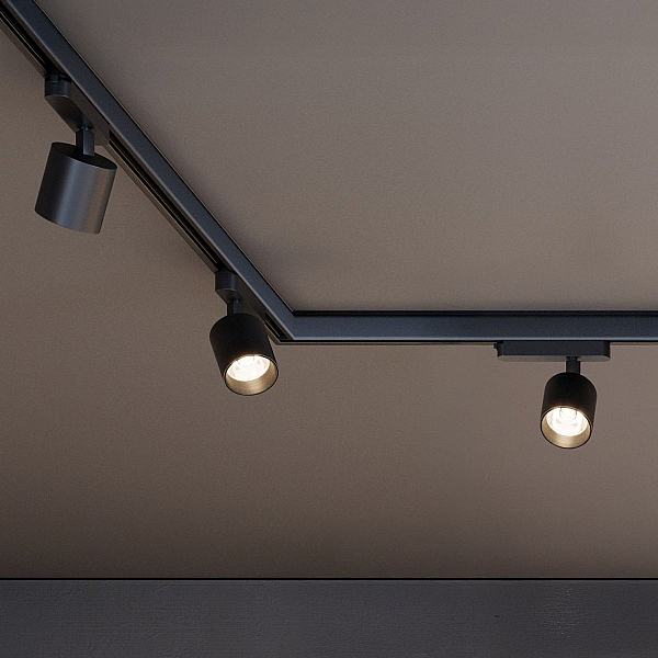 Трековый трехфазный светильник Arlight LGD-DYKE-4TR-R100-36W Warm3000 (BK, 38 deg, 230V) (IP20 Металл) 063236