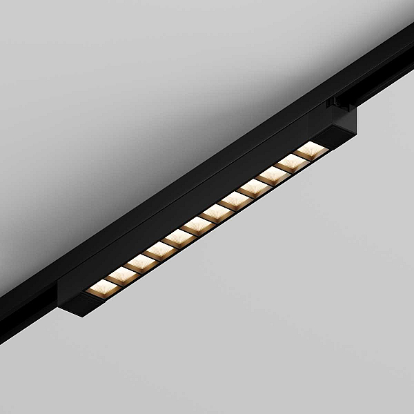Трековый линейный светильник направленного света Hesby Lighting Skylite Однофазный,474мм- 3000К, 30Вт, чёрный HSBL_0144
