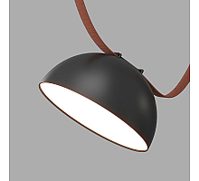 Трековый однофазный светильник Denkirs Belty flow DK5560-BK